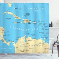 Ambesonne Fabric Shower Curtains