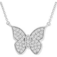 Macy's Wrapped In Love Women's White Gold Necklaces