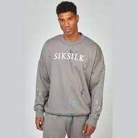 SIKSILK Men's Grey Sweatshirts