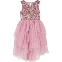 Macy's Pink & Violet Girl's Sequin Dresses