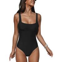 Macy's Cupshe Women's Black One-Piece Swimsuits