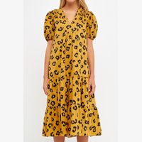 English Factory Women's Leopard Dresses