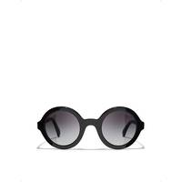 Chanel Women's Round Sunglasses
