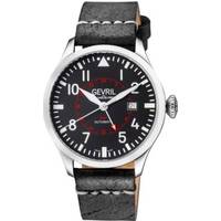 Macy's Gevril Men's Leather Watches