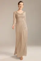 AW Bridal Women's Long-sleeve Dresses