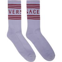 Versace Men's Ribbed Socks