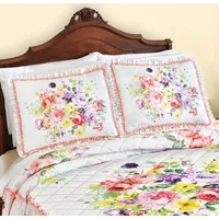 Collections Etc Floral Pillowcases