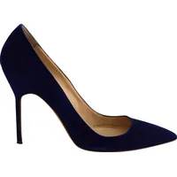 Shop Premium Outlets Manolo Blahnik Womens Suede Pumps