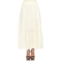 White Mark Women's Pleated Skirts