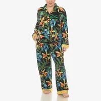 White Mark Women's Leopard Pajamas