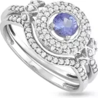 MyDiamondBox Women's Tanzanite Rings