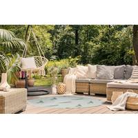 E By Design Outdoor Striped Rugs