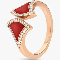 Selfridges Bvlgari Women's Rose Gold Rings