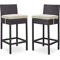 Bloomingdale's Modway Rattan Barstools