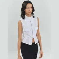 MANGO Women's Sleeveless Shirts