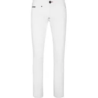 Shop Premium Outlets Philipp Plein Men's White Jeans