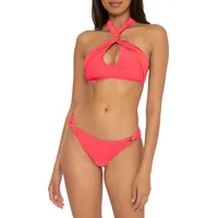 BECCA by Rebecca Virtue Women's High Neck Bikini Tops