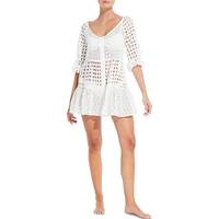 Bloomingdale's Solid & Striped Women's Cover-ups
