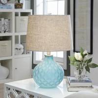 Crestview Collection Glass Table Lamps