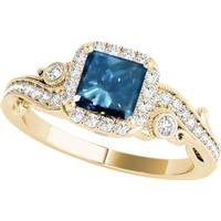 Mauli jewels Women's Round Engagement Rings