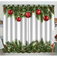 ABPHQTO Christmas Curtains