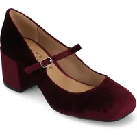 Journee Collection Women's Square Toe Pumps