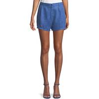 Neiman Marcus Women's Linen Shorts