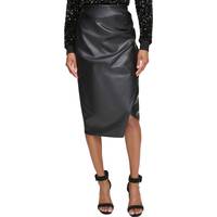 Calvin Klein Women's Black Leather Skirts