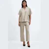 MANGO Women's Short Sleeve Shirts