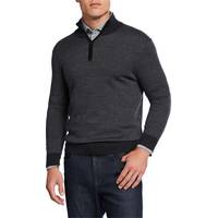 Neiman Marcus Men's Quarter-zip Sweaters