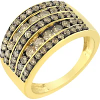 Shop Premium Outlets Haus of Brilliance Women's 10k Gold Rings