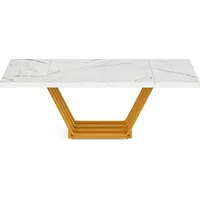 Tribesigns Marble Dining Table