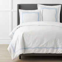 The Company Store Embroidered Duvet Covers