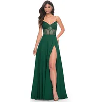 La Femme Women's Slit Dresses