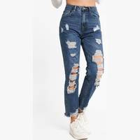 DressLily Women's Distressed Jeans
