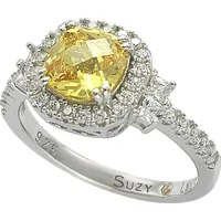 Suzy Levian Women's Cushion Cut Engagement Rings