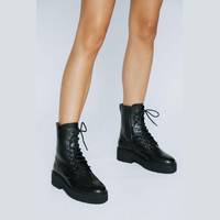 NastyGal Women's Lace-Up Boots