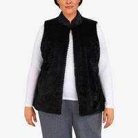 Alfred Dunner Women's Faux Fur Coats