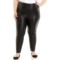 Calvin Klein Women's Faux-leather Leggings