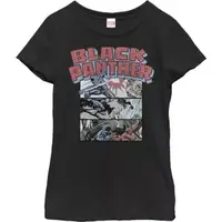 Black Panther Girl's Short Sleeve Tops