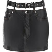 Coltorti Boutique Women's Black Leather Skirts