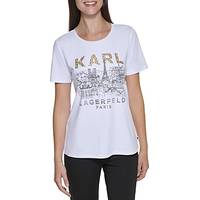 Karl Lagerfeld Paris Women's Graphic T-Shirts