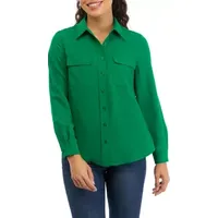 Ak Anne Klein Women's Long Sleeve Blouses