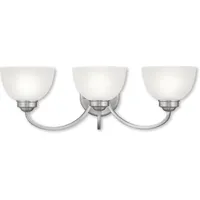 Livex Lighting Brushed Nickel Bathroom Lighting