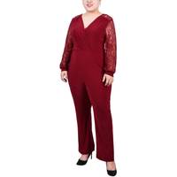 NY Collection Women's Plus Size Jumpsuits