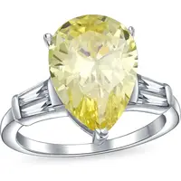 Bling Jewelry Women's Pear Engagement Rings