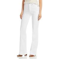 7 For All Mankind Women's White Jeans