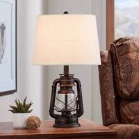 Franklin Iron Works Industrial Table Lamps