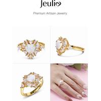 Jeulia Jewelry  Women's Opal Rings