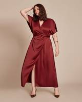 Dia & Co Women's Flutter Sleeve Dresses
